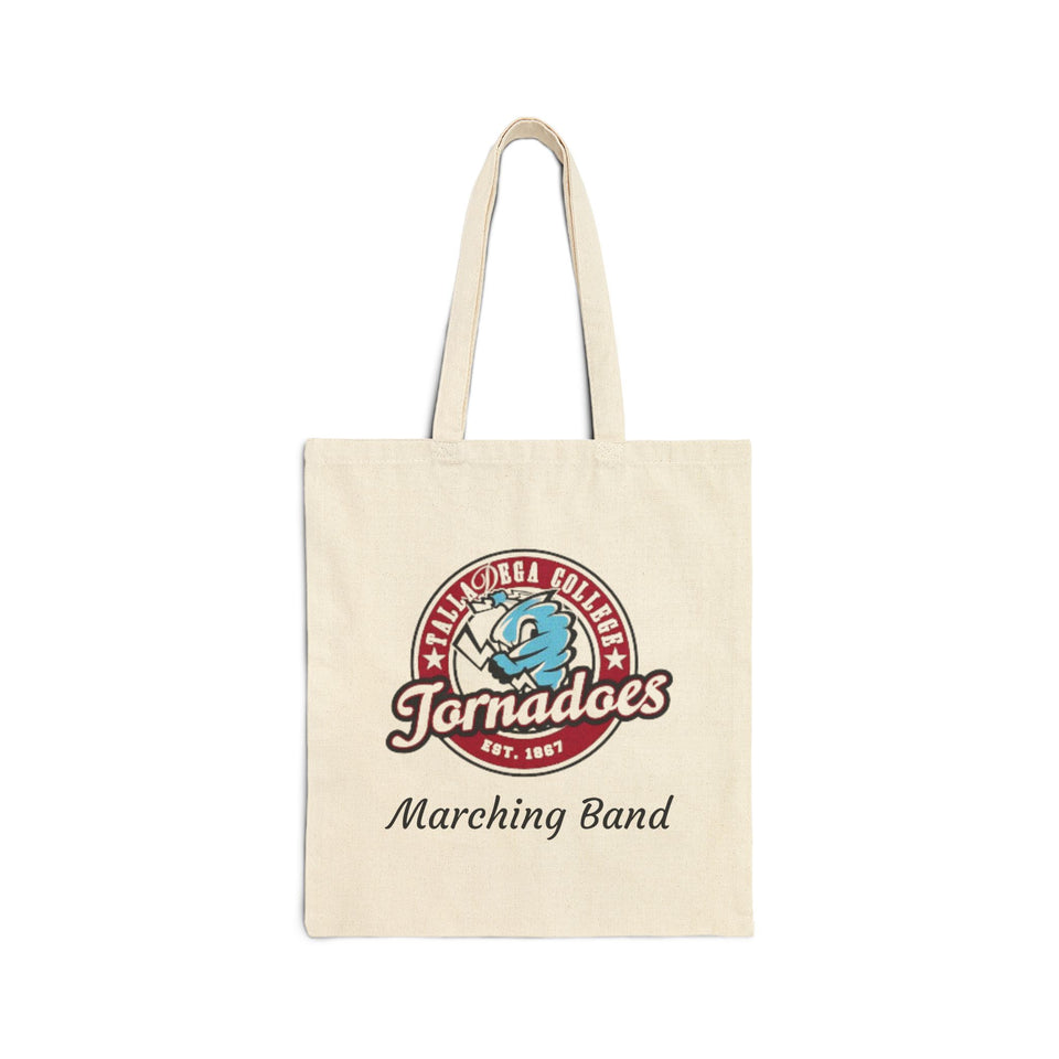 Talladega College Marching Band Cotton Canvas Tote Bag