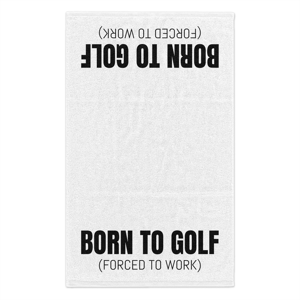 Born To Golf Rally Towel, 11x18