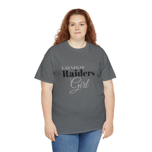 Las Vegas Raiders Girl Unisex Heavy Cotton Tee