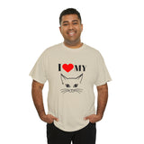 I Love My Cat Unisex Heavy Cotton Tee