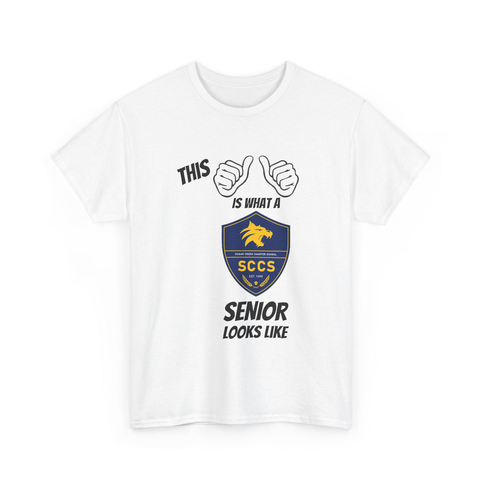 This Is What A Sugar Creek Charter High School Senior Looks Like Class Of 2025 Unisex Heavy Cotton Tee