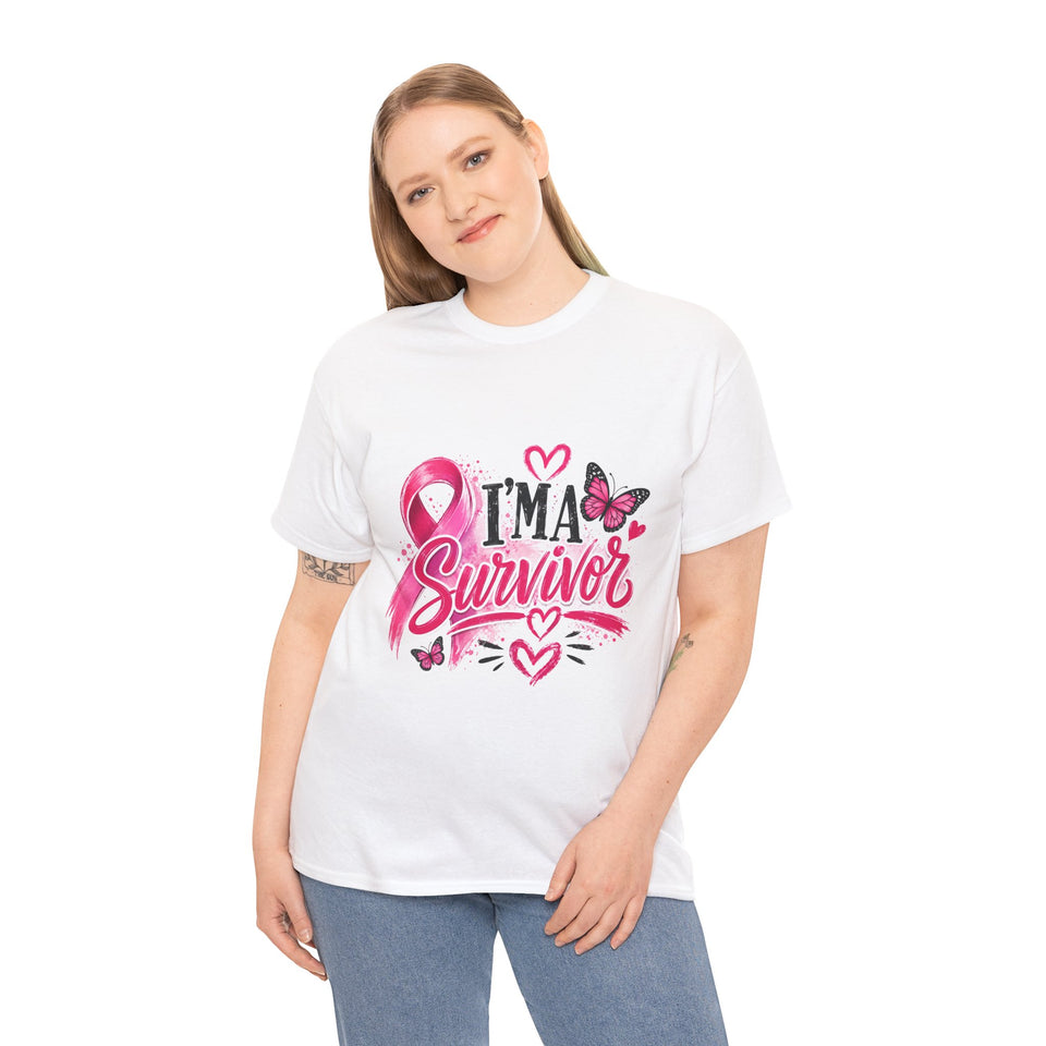 Breast Cancer Awareness Unisex Heavy Cotton Tee