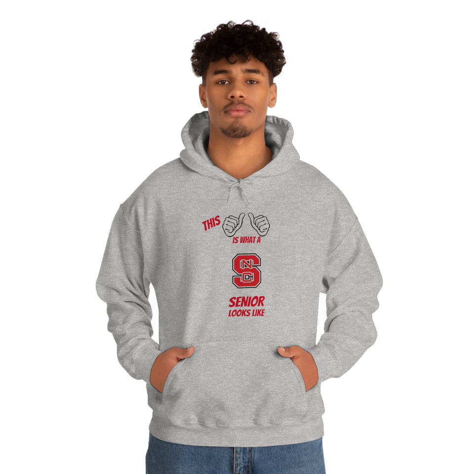 This Is What A NC State Senior Looks Like Unisex Heavy Blend™ Hooded Sweatshirt