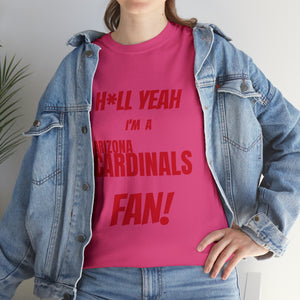 Arizona Cardinals Football Unisex Heavy Cotton Tee