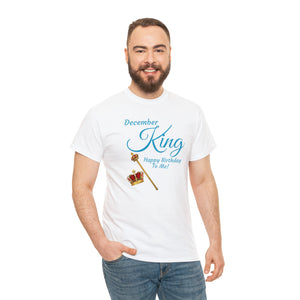 December King Unisex Heavy Cotton Tee