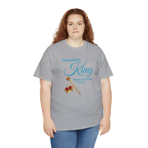 December King Unisex Heavy Cotton Tee