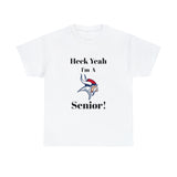 Heck Yeah I'm A North Meck High School Senior Class Of 2024 Unisex Heavy Cotton Tee