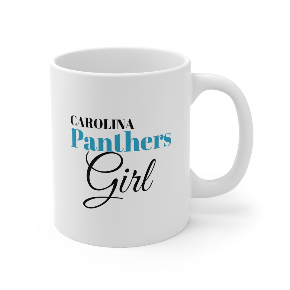 Carolina Panthers Girl Ceramic Mug 11oz