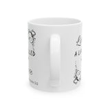 Live A Life Ceramic Mug, (11oz, 15oz)