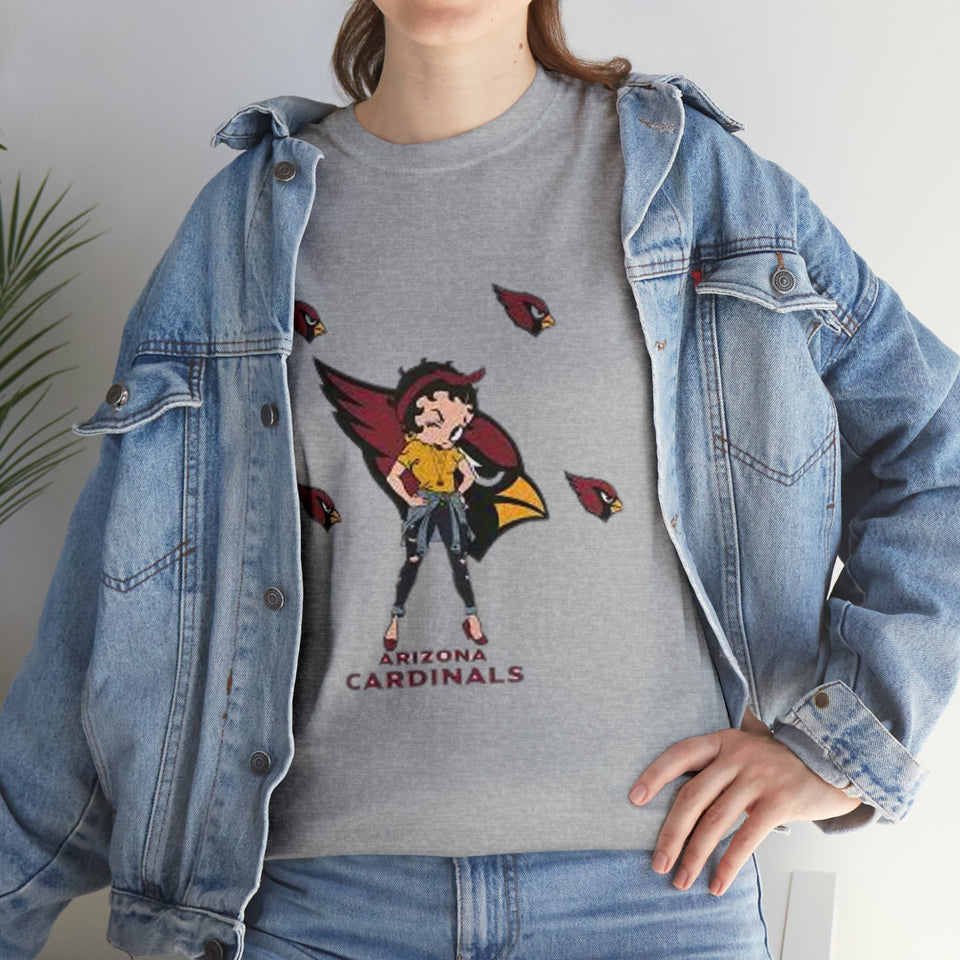 Arizona Cardinals Betty Unisex Heavy Cotton Tee