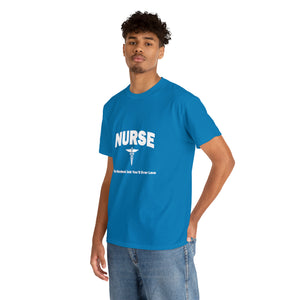 Nurse The Hardest Job You'll Ever Love Cotton Tee