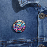 Travel With Glitter Custom Pin Buttons