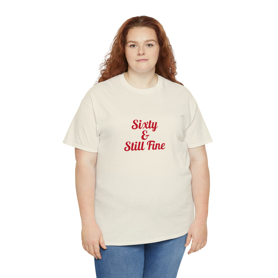 Sixty Unisex Heavy Cotton Tee