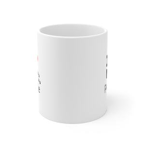 I Love My Poodle Ceramic Mug 11oz