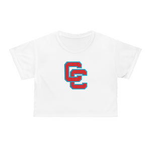 Charlotte Catholic Crop Tee (AOP)
