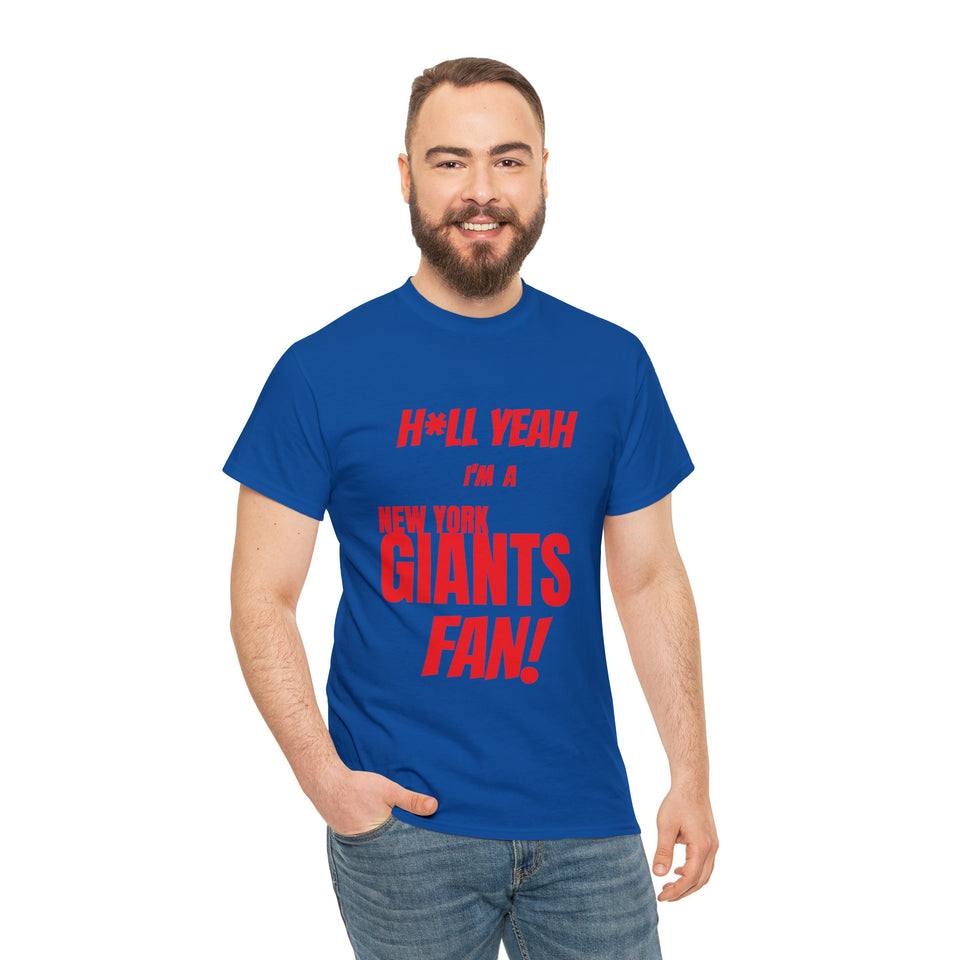 New York Giants Football Unisex Heavy Cotton Tee