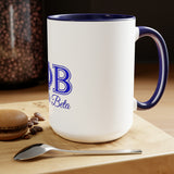 Zeta Phi Beta Two-Tone Coffee Mugs, 15oz