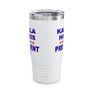 Kamala Harris for President Ringneck Tumbler, 20oz