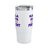 Kamala Harris for President Ringneck Tumbler, 20oz
