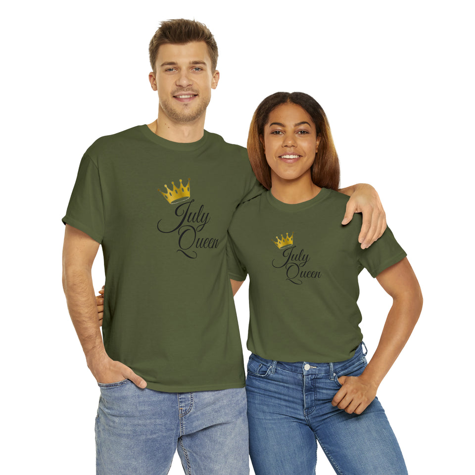 July Queen Unisex Heavy Cotton Tee