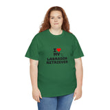 I Love My Labrador Retriever Unisex Heavy Cotton Tee