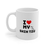 I Love My Shih Tzu Ceramic Mug 11oz
