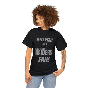 Las Vegas Raiders Football Unisex Heavy Cotton Tee