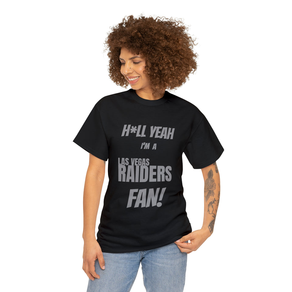 Las Vegas Raiders Football Unisex Heavy Cotton Tee