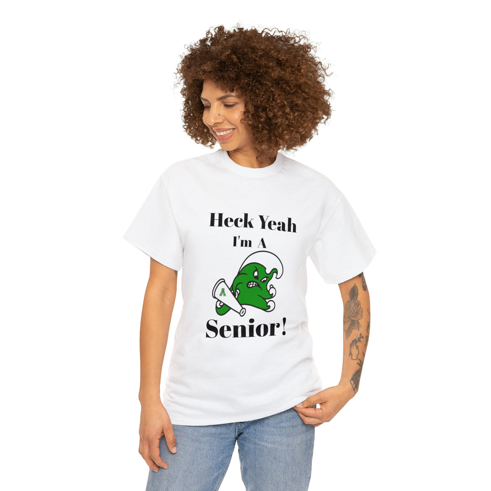 Heck Yeah I'm A Ashbrook High School Senior Class Of 2024 Unisex Heavy Cotton Tee