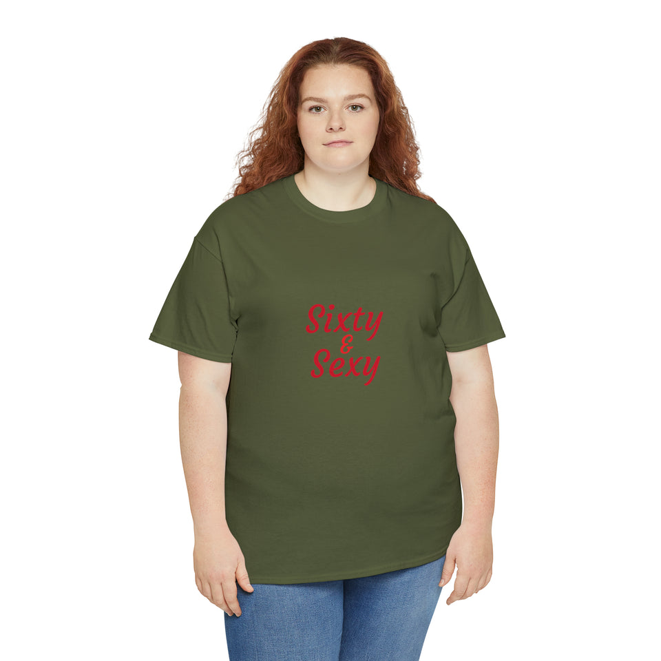 Sixty Unisex Heavy Cotton Tee