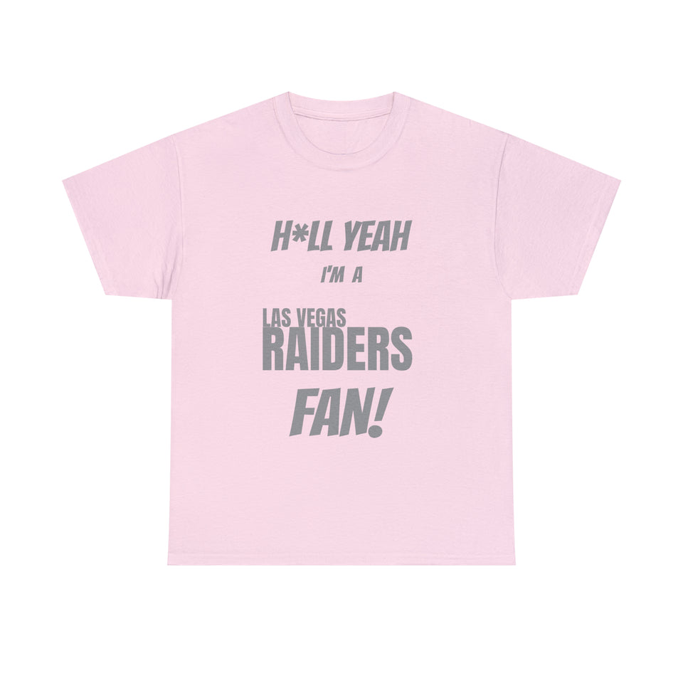 Las Vegas Raiders Football Unisex Heavy Cotton Tee