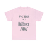 Las Vegas Raiders Football Unisex Heavy Cotton Tee