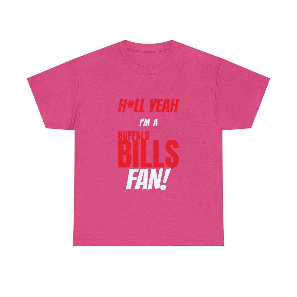 Buffalo Bills Football Unisex Heavy Cotton Tee