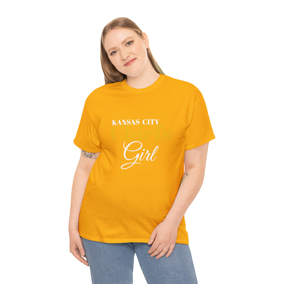 Kansas City Chiefs Girl Unisex Heavy Cotton Tee