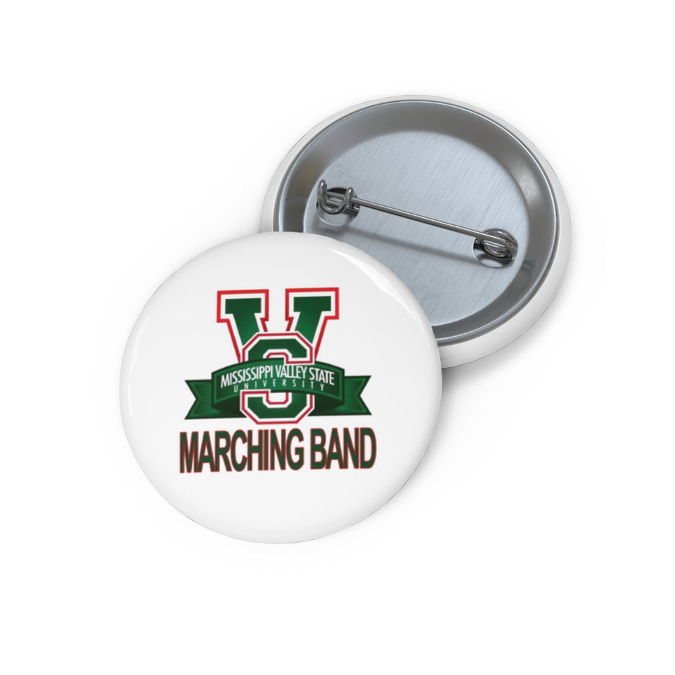 Mississippi Valley State Marching Band Custom Pin Buttons