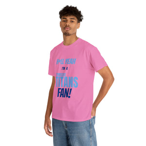 Tennessee Titans Football Unisex Heavy Cotton Tee