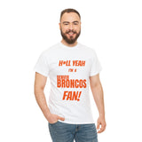 Denver Broncos Football Unisex Heavy Cotton Tee