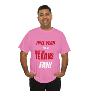 Houston Texans Football Unisex Heavy Cotton Tee