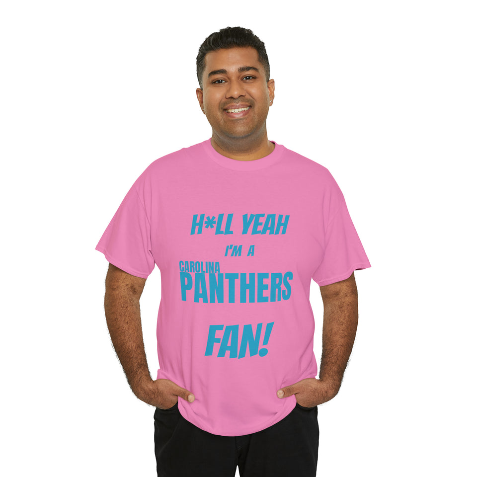 Carolina Panthers Football Unisex Heavy Cotton Tee