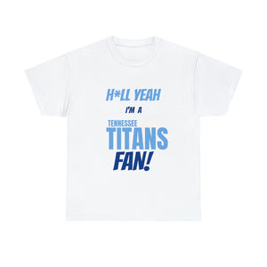 Tennessee Titans Football Unisex Heavy Cotton Tee