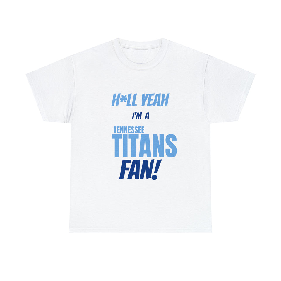 Tennessee Titans Football Unisex Heavy Cotton Tee