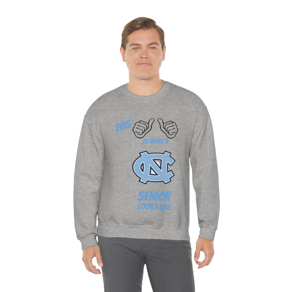 This Is What A Chapel Hill Senior Looks Like Unisex Heavy Blend™ Crewneck Sweatshirt