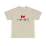 I Love Butterflies Unisex Heavy Cotton Tee