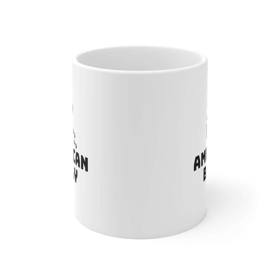 I Love My American Bully Ceramic Mug 11oz
