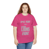 Detroit Lions Football Unisex Heavy Cotton Tee