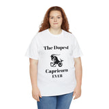 The Dopest Capricorn Ever Unisex Heavy Cotton Tee