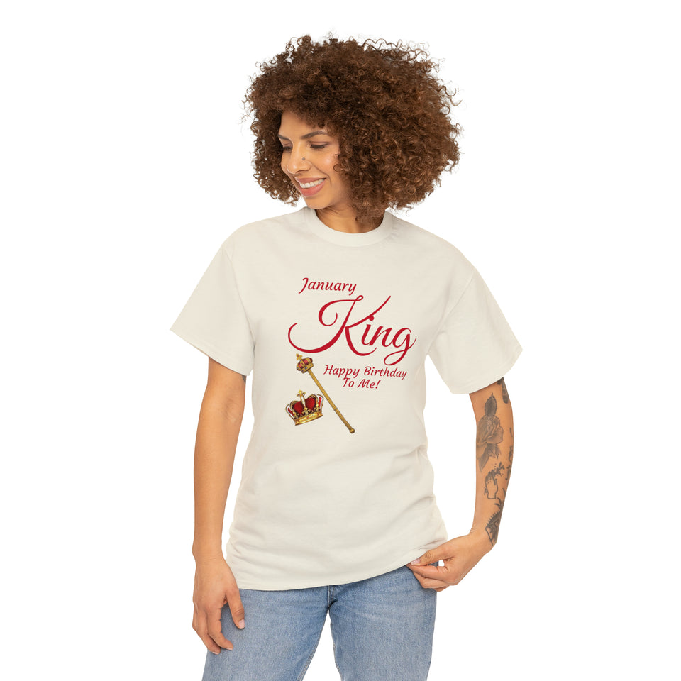 January King Unisex Heavy Cotton Tee