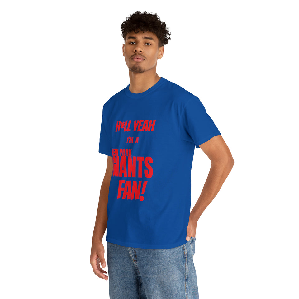 New York Giants Football Unisex Heavy Cotton Tee
