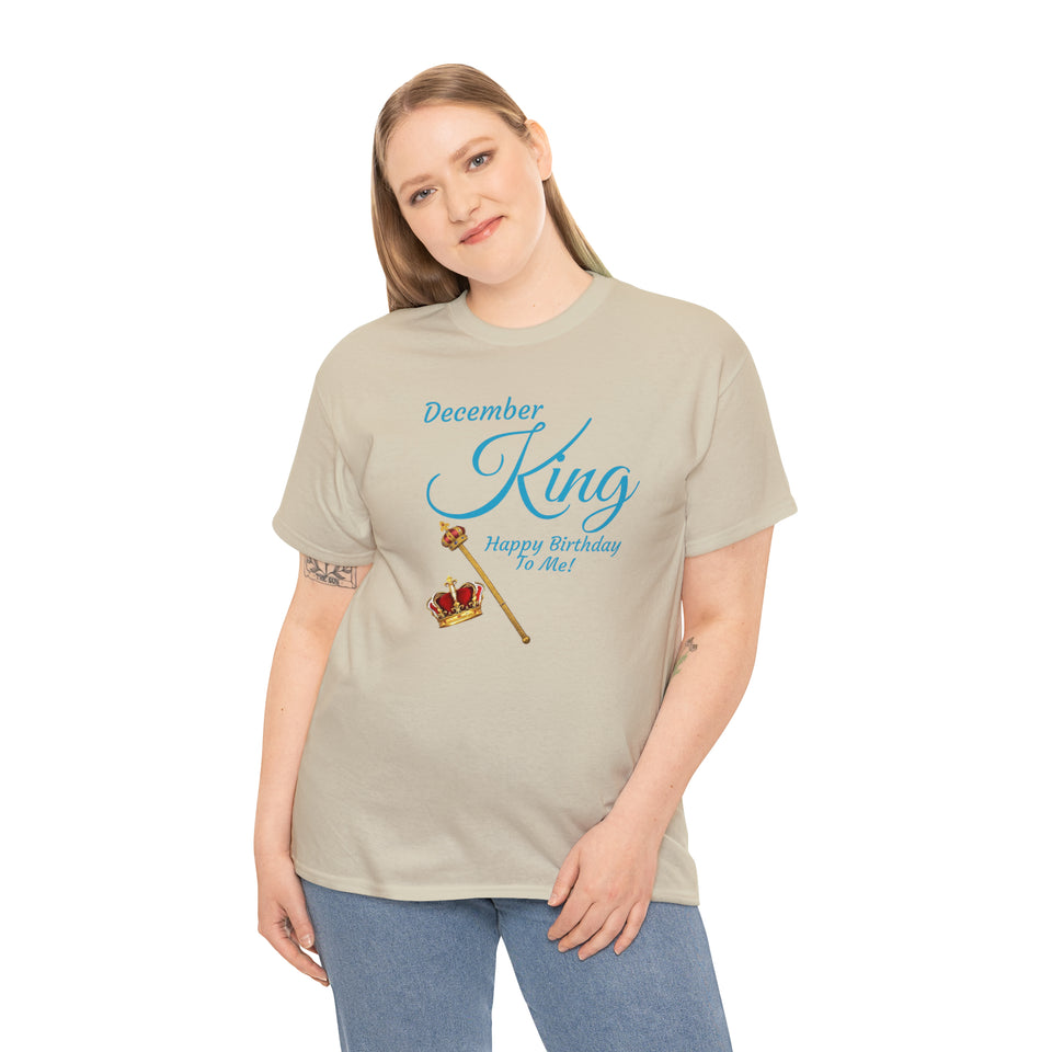 December King Unisex Heavy Cotton Tee