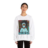 Black Nurse Crewneck Sweatshirt